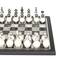 Black Aluminum Contemporary Game Set, 16" x 16" x 4"